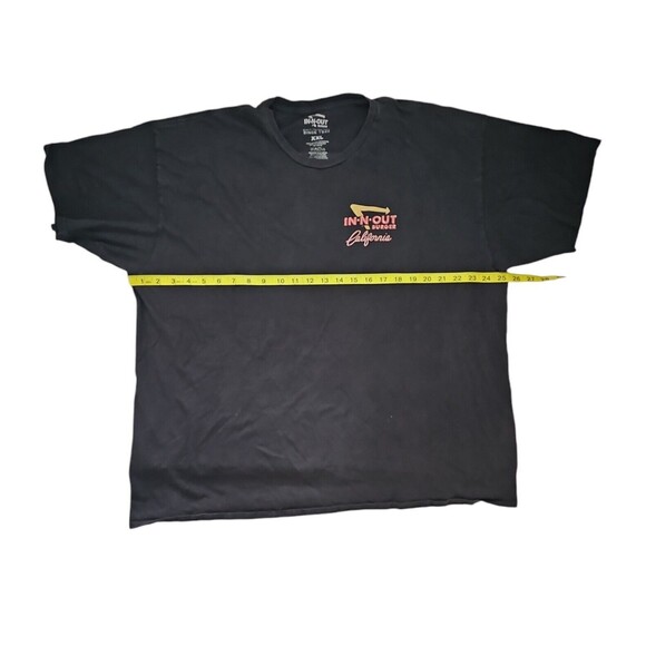 In-N-Out Classic Car Graphic Black T Shirt Size XXL - Picture 4 of 5